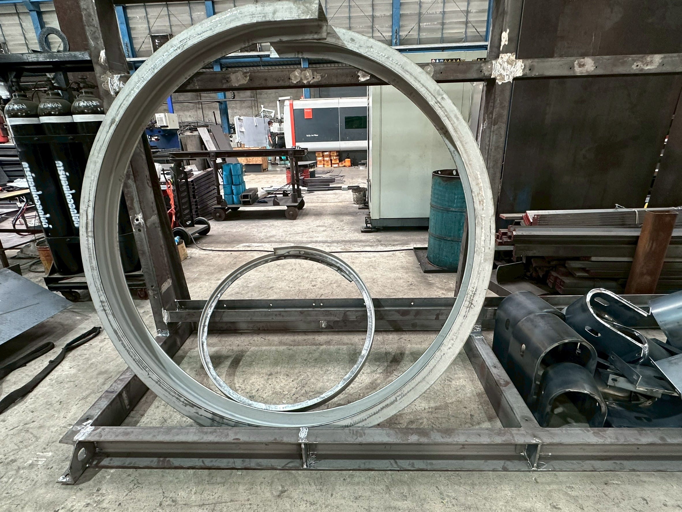 เทคนิคการพับเหล็กยาว 6 เมตร