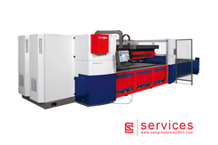 บริษัท แสงชัย สตีล (2003) จำกัด SANGCHAI STEEL (2003) CO., LTD. - LASER CUTTING ศูนย์บริการ ตัดเลเซอร์ 6 เมตร โลหะ ทุกชนิด บริการตัดชิ้นงานด้วย เครื่องเลเซอร์ ขนาด 8x20 ฟุต , CNC GAS CUTTING ศูนย์บริการ ตัดเหล็ก ตัดแก๊ส ตัดพลาสม่า ด้วยเครื่องจักรที่ควบคุมด้วยระบบ CNC , SHEARING & BENDING ศูนย์บริการ ตัดพับ 6 เมตร เหล็ก ความหนาสูงสุดถึง 20 มม. สแตนเลส ความหนาสูงสุดถึง 10 มม. (ขนาดความยาว 6 เมตร) , ROLLING ศูนย์บริการ ม้วนเหล็ก สแตนเลส ไอบีม รางน้ำ เหล็กฉาก แป๊ปดำ ท่อดำ และเหล็กแผ่น หนาถึง 32 มม. (หน้ากว้าง 3 เมตร) , FABRICATION ศูนย์บริการ ประกอบเชื่อมชิ้นงานตามแบบที่ต้องการ , OTHER WORKS ศูนย์บริการพ่นทราย ทำความสะอาดวัสดุ บริการพ่นสี กัดกรดตัวอักษร โลโก้ ลายต่างๆ และ มาร์คกิ้งลงบนวัสดุุ