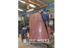 บริษัท แสงชัย สตีล (2003) จำกัด SANGCHAI STEEL (2003) CO., LTD. - LASER CUTTING ศูนย์บริการ ตัดเลเซอร์ 6 เมตร โลหะ ทุกชนิด บริการตัดชิ้นงานด้วย เครื่องเลเซอร์ ขนาด 8x20 ฟุต , CNC GAS CUTTING ศูนย์บริการ ตัดเหล็ก ตัดแก๊ส ตัดพลาสม่า ด้วยเครื่องจักรที่ควบคุมด้วยระบบ CNC , SHEARING & BENDING ศูนย์บริการ ตัดพับ 6 เมตร เหล็ก ความหนาสูงสุดถึง 20 มม. สแตนเลส ความหนาสูงสุดถึง 10 มม. (ขนาดความยาว 6 เมตร) , ROLLING ศูนย์บริการ ม้วนเหล็ก สแตนเลส ไอบีม รางน้ำ เหล็กฉาก แป๊ปดำ ท่อดำ และเหล็กแผ่น หนาถึง 32 มม. (หน้ากว้าง 3 เมตร) , FABRICATION ศูนย์บริการ ประกอบเชื่อมชิ้นงานตามแบบที่ต้องการ , OTHER WORKS ศูนย์บริการพ่นทราย ทำความสะอาดวัสดุ บริการพ่นสี กัดกรดตัวอักษร โลโก้ ลายต่างๆ และ มาร์คกิ้งลงบนวัสดุ