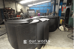 บริษัท แสงชัย สตีล (2003) จำกัด SANGCHAI STEEL (2003) CO., LTD. - LASER CUTTING ศูนย์บริการ ตัดเลเซอร์ 6 เมตร โลหะ ทุกชนิด บริการตัดชิ้นงานด้วย เครื่องเลเซอร์ ขนาด 8x20 ฟุต , CNC GAS CUTTING ศูนย์บริการ ตัดเหล็ก ตัดแก๊ส ตัดพลาสม่า ด้วยเครื่องจักรที่ควบคุมด้วยระบบ CNC , SHEARING & BENDING ศูนย์บริการ ตัดพับ 6 เมตร เหล็ก ความหนาสูงสุดถึง 20 มม. สแตนเลส ความหนาสูงสุดถึง 10 มม. (ขนาดความยาว 6 เมตร) , ROLLING ศูนย์บริการ ม้วนเหล็ก สแตนเลส ไอบีม รางน้ำ เหล็กฉาก แป๊ปดำ ท่อดำ และเหล็กแผ่น หนาถึง 32 มม. (หน้ากว้าง 3 เมตร) , FABRICATION ศูนย์บริการ ประกอบเชื่อมชิ้นงานตามแบบที่ต้องการ , OTHER WORKS ศูนย์บริการพ่นทราย ทำความสะอาดวัสดุ บริการพ่นสี กัดกรดตัวอักษร โลโก้ ลายต่างๆ และ มาร์คกิ้งลงบนวัสดุุ