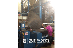 บริษัท แสงชัย สตีล (2003) จำกัด SANGCHAI STEEL (2003) CO., LTD. - LASER CUTTING ศูนย์บริการ ตัดเลเซอร์ 6 เมตร โลหะ ทุกชนิด บริการตัดชิ้นงานด้วย เครื่องเลเซอร์ ขนาด 8x20 ฟุต , CNC GAS CUTTING ศูนย์บริการ ตัดเหล็ก ตัดแก๊ส ตัดพลาสม่า ด้วยเครื่องจักรที่ควบคุมด้วยระบบ CNC , SHEARING & BENDING ศูนย์บริการ ตัดพับ 6 เมตร เหล็ก ความหนาสูงสุดถึง 20 มม. สแตนเลส ความหนาสูงสุดถึง 10 มม. (ขนาดความยาว 6 เมตร) , ROLLING ศูนย์บริการ ม้วนเหล็ก สแตนเลส ไอบีม รางน้ำ เหล็กฉาก แป๊ปดำ ท่อดำ และเหล็กแผ่น หนาถึง 32 มม. (หน้ากว้าง 3 เมตร) , FABRICATION ศูนย์บริการ ประกอบเชื่อมชิ้นงานตามแบบที่ต้องการ , OTHER WORKS ศูนย์บริการพ่นทราย ทำความสะอาดวัสดุ บริการพ่นสี กัดกรดตัวอักษร โลโก้ ลายต่างๆ และ มาร์คกิ้งลงบนวัสดุุ